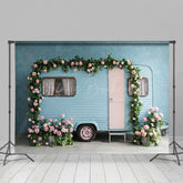 Lofaris Floral Motor Home Elegant Outdoor Wedding Backdrop